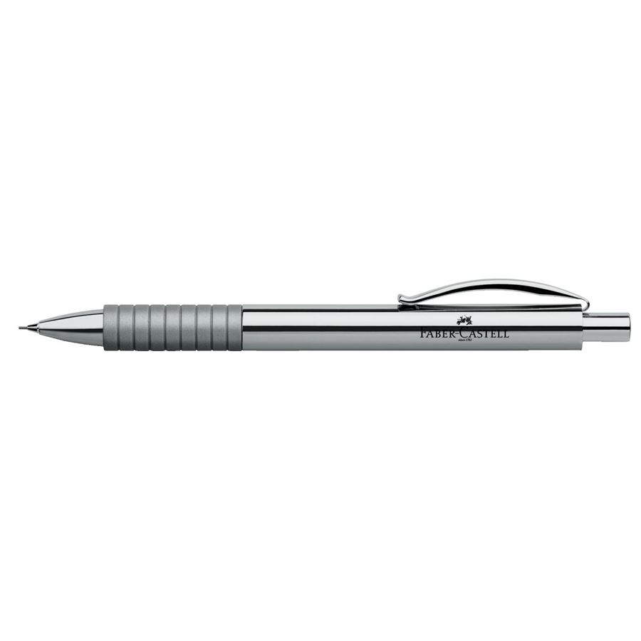 Faber-Castell - Μηχανικό μολύβι Basic Shiny Chrome ασημί