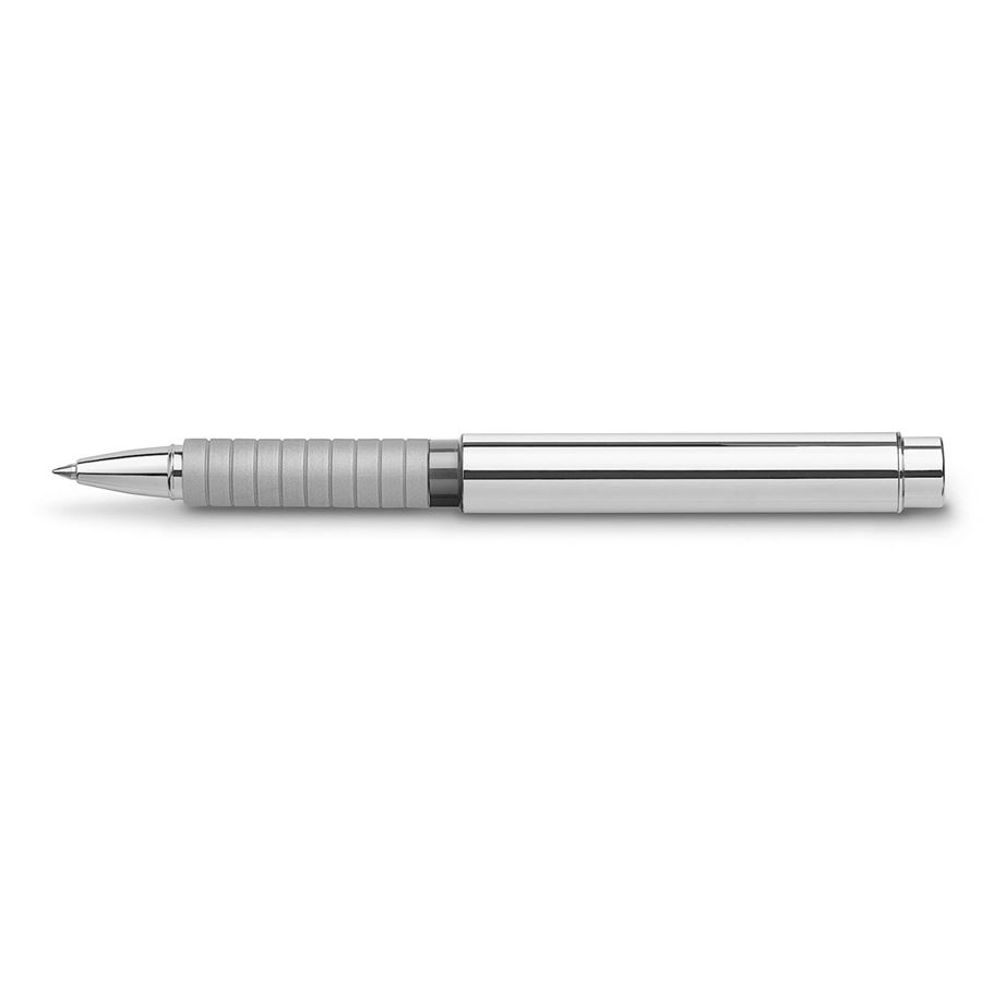 Faber-Castell - Στυλό roller Basic Shiny Chrome ασημί
