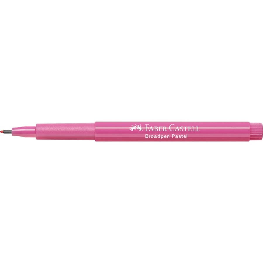 Faber-Castell - Στυλό με μύτη τσόχας Broadpen παστέλ μοβ-ροζ