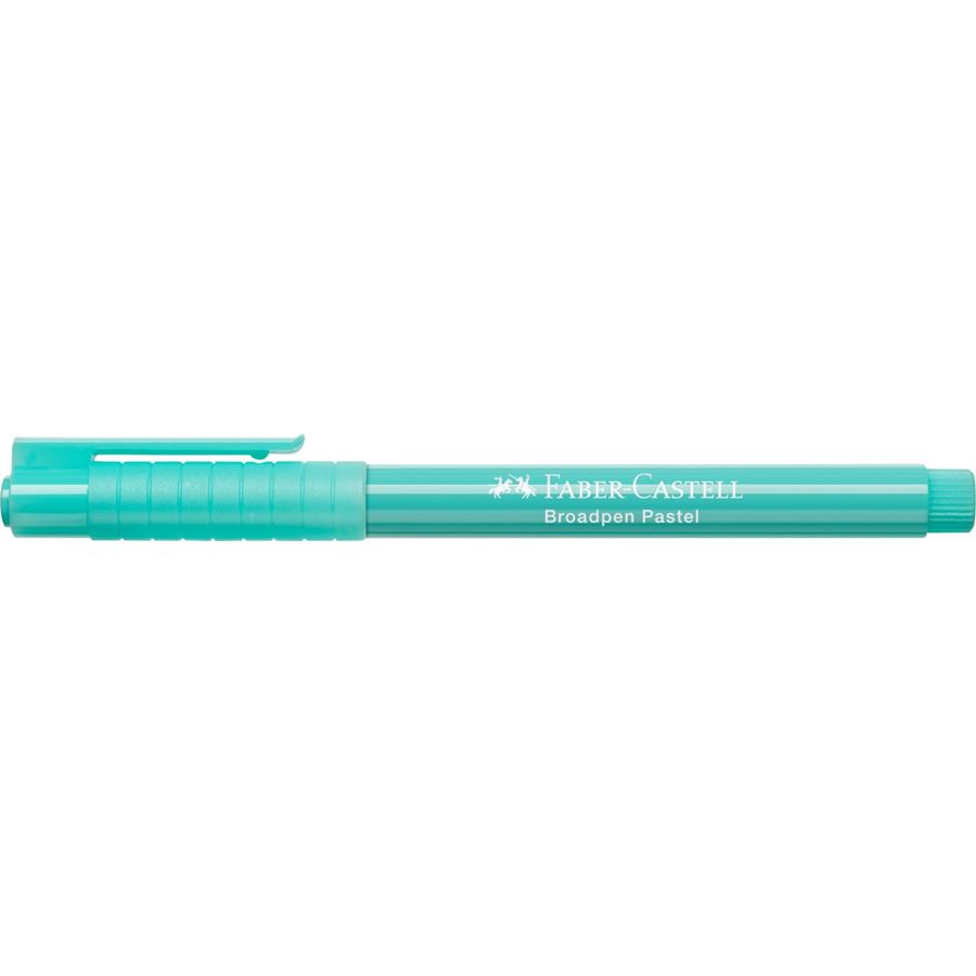 Faber-Castell - Στυλό με μύτη τσόχας Broadpen παστέλ τιρκουάζ