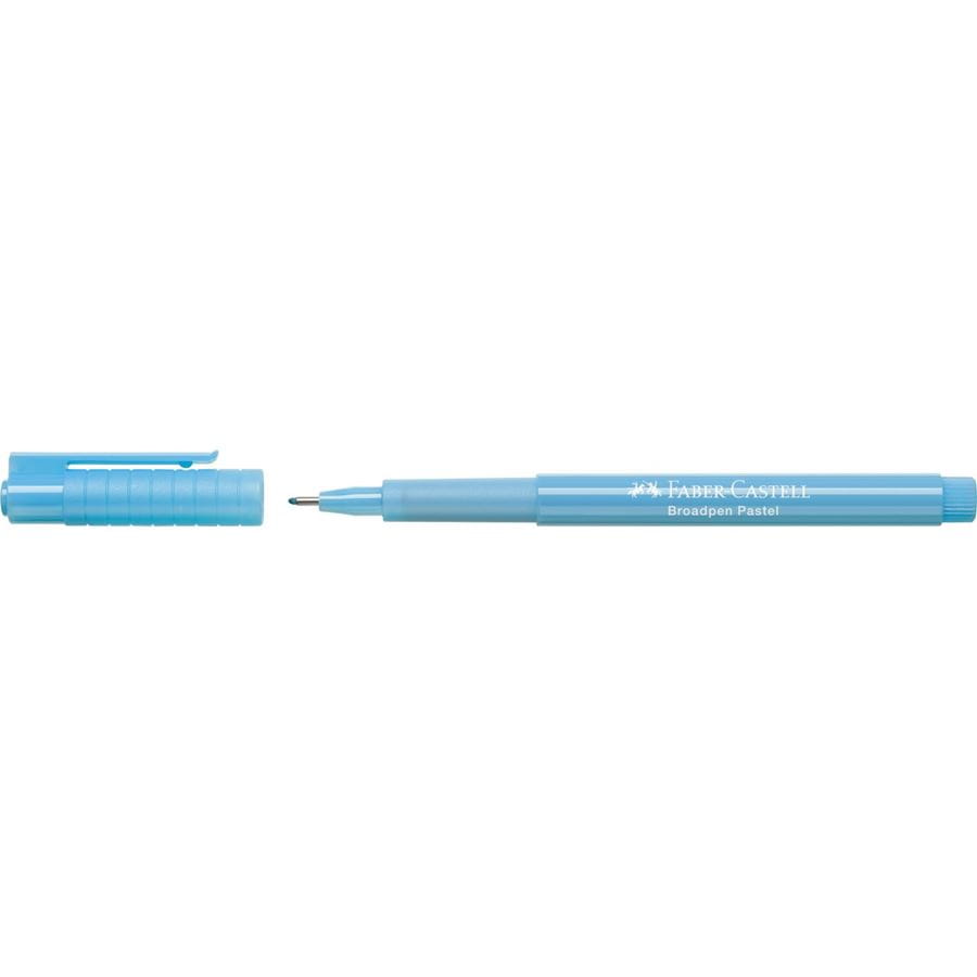 Faber-Castell - Στυλό με μύτη τσόχας Broadpen παστέλ ανοιχτό μπλε