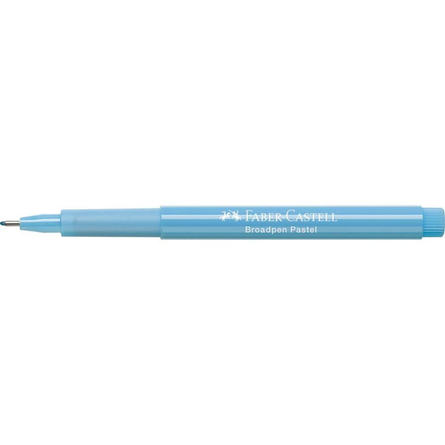Faber-Castell - Στυλό με μύτη τσόχας Broadpen παστέλ ανοιχτό μπλε