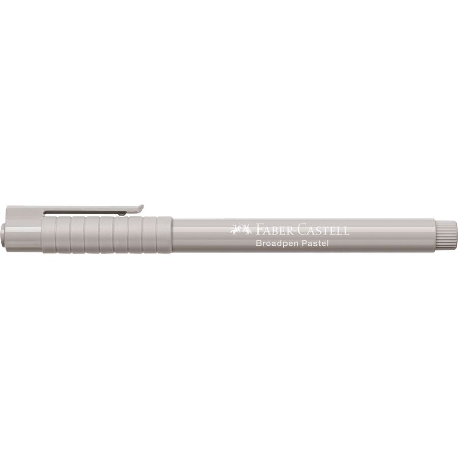 Faber-Castell - Στυλό με μύτη τσόχας Broadpen παστέλ γκρι