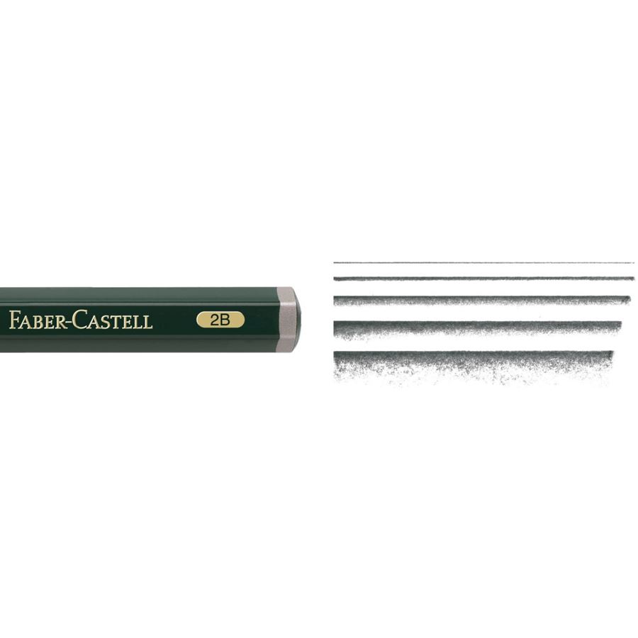 Faber-Castell - Μολύβι Castell 9000 μεγέθους jumbo σε σκληρότητα 2B