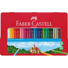 Faber-Castell - Σετ ξυλομπογιές σε μεταλλική κασετίνα x36