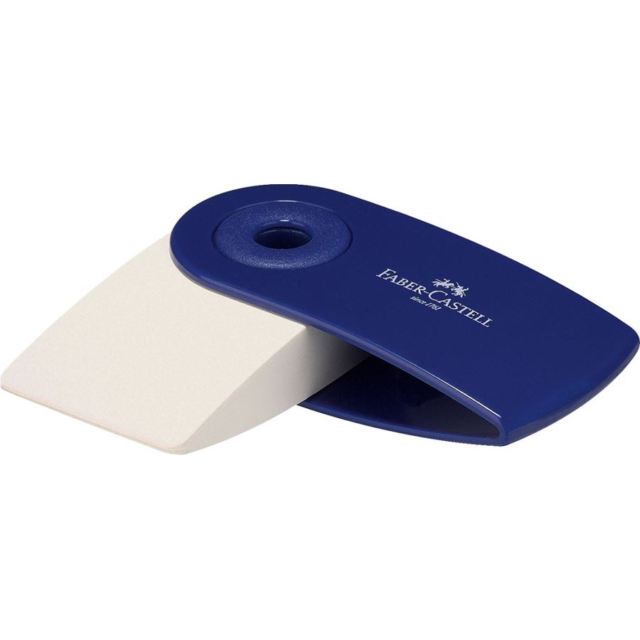 Faber-Castell - Γόμα mini Sleeve φούξια/μπλε