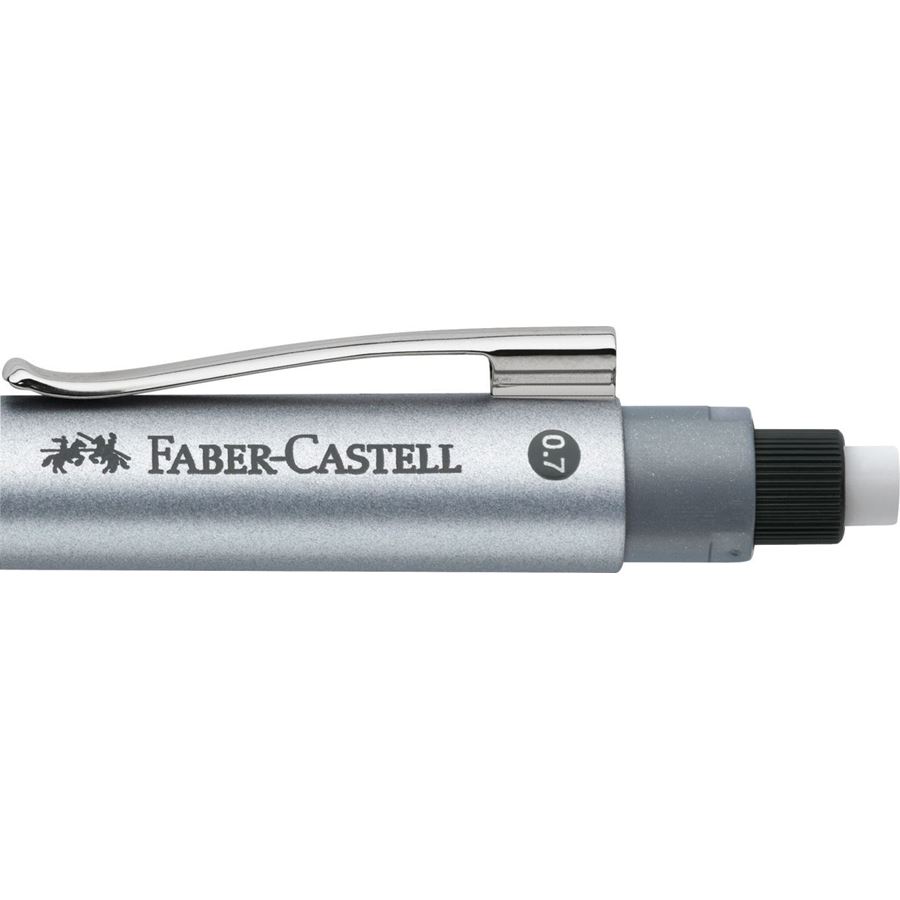 Faber-Castell - Μηχανικό μολύβι Grip 2011 0,7mm, ασημί
