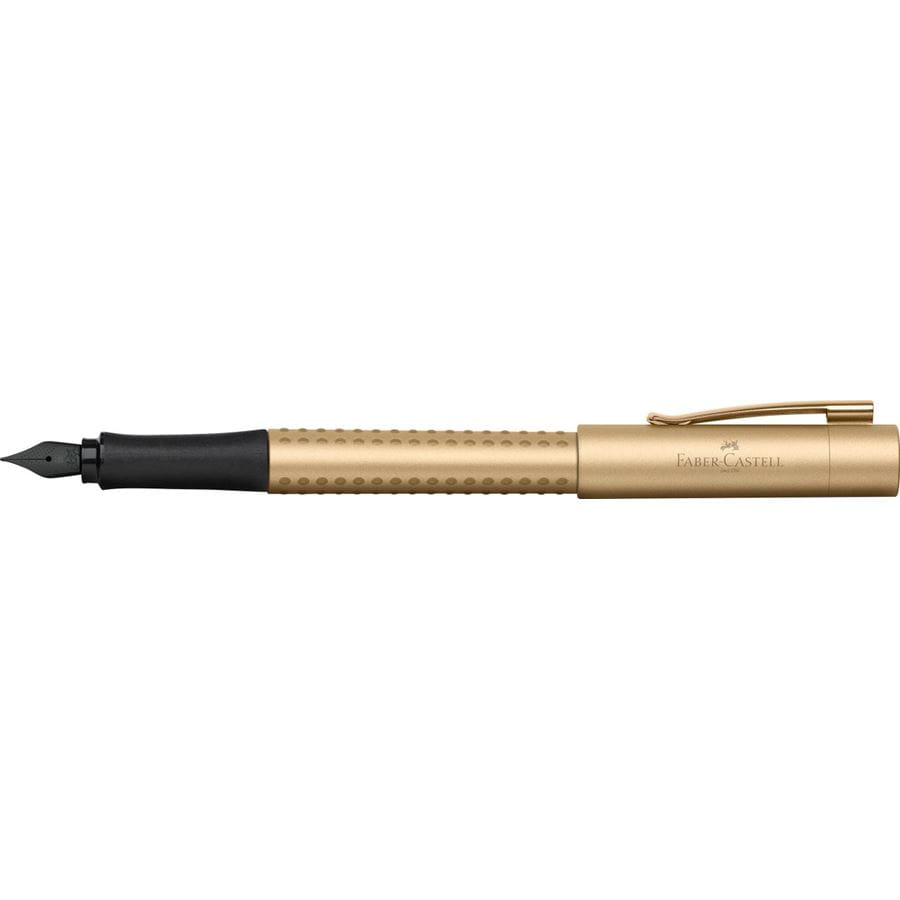 Faber-Castell - Πένα Grip Edition, πλάτος μύτης M, χρυσό