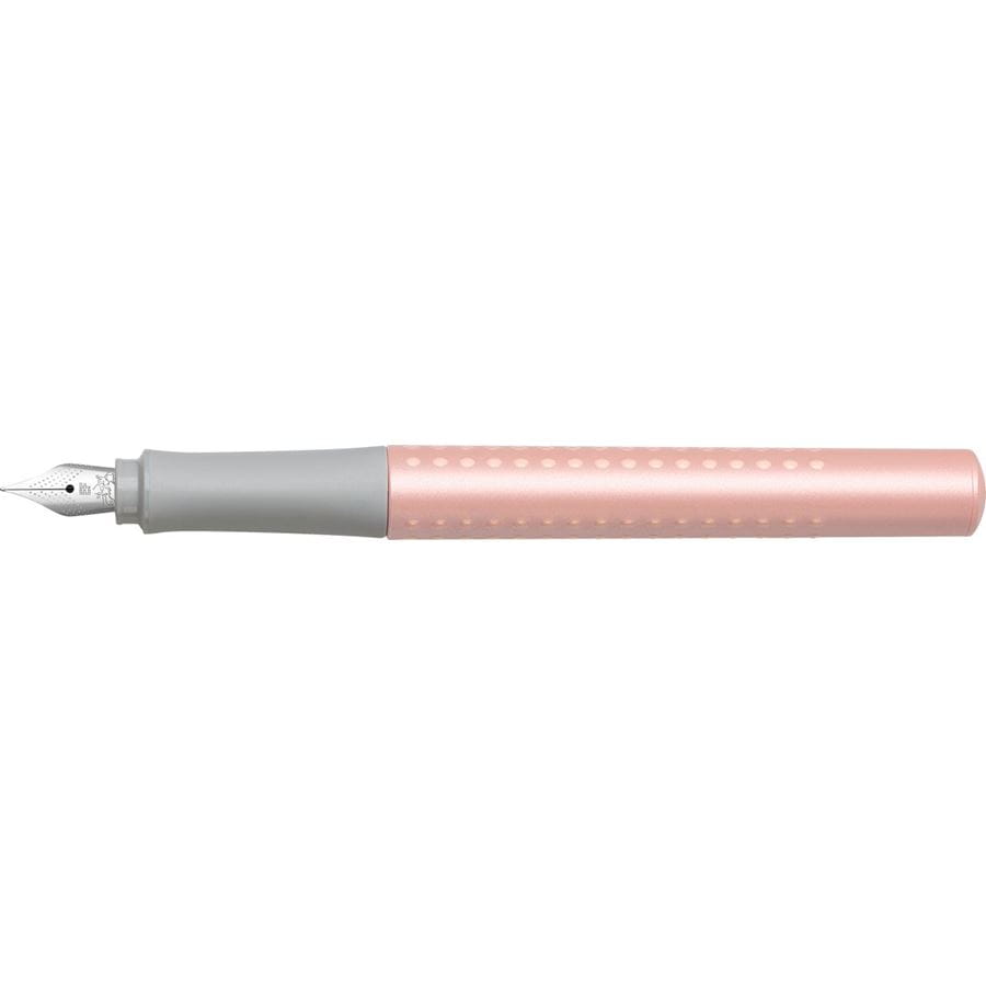 Faber-Castell - Πένα Grip Pearl Edition EF ροζ