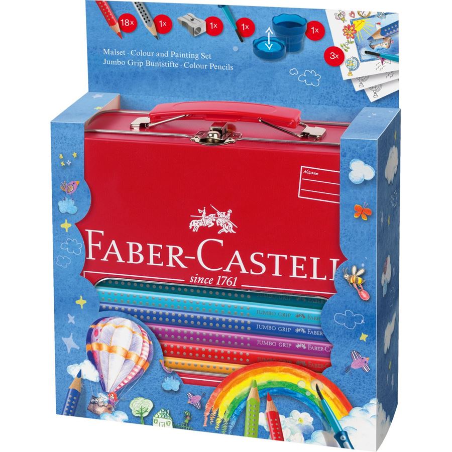 Faber-Castell - Σετ ζωγραφικής Jumbo GRIP