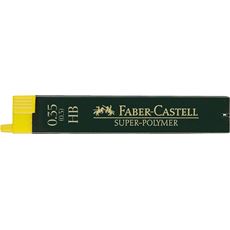 Faber-Castell - Μύτες μηχανικών μολυβιών Super Polymer 0,35mm HB