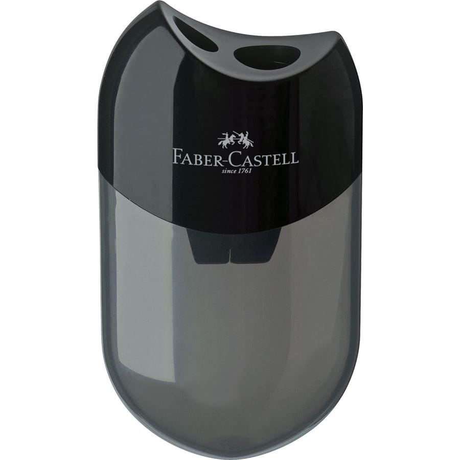 Faber-Castell - Διπλή ξύστρα Apple 1835, μαύρη
