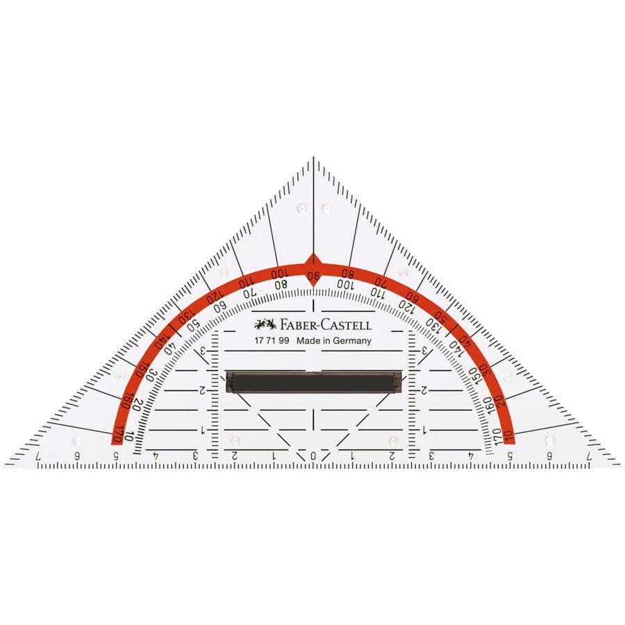 Faber-Castell - Γεωδετικό τρίγωνο με λαβή