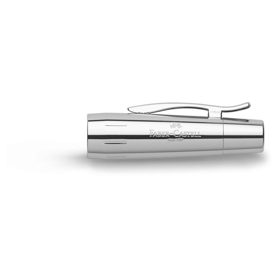 Faber-Castell - Πένα E-motion Chrome σκούρο καφέ F