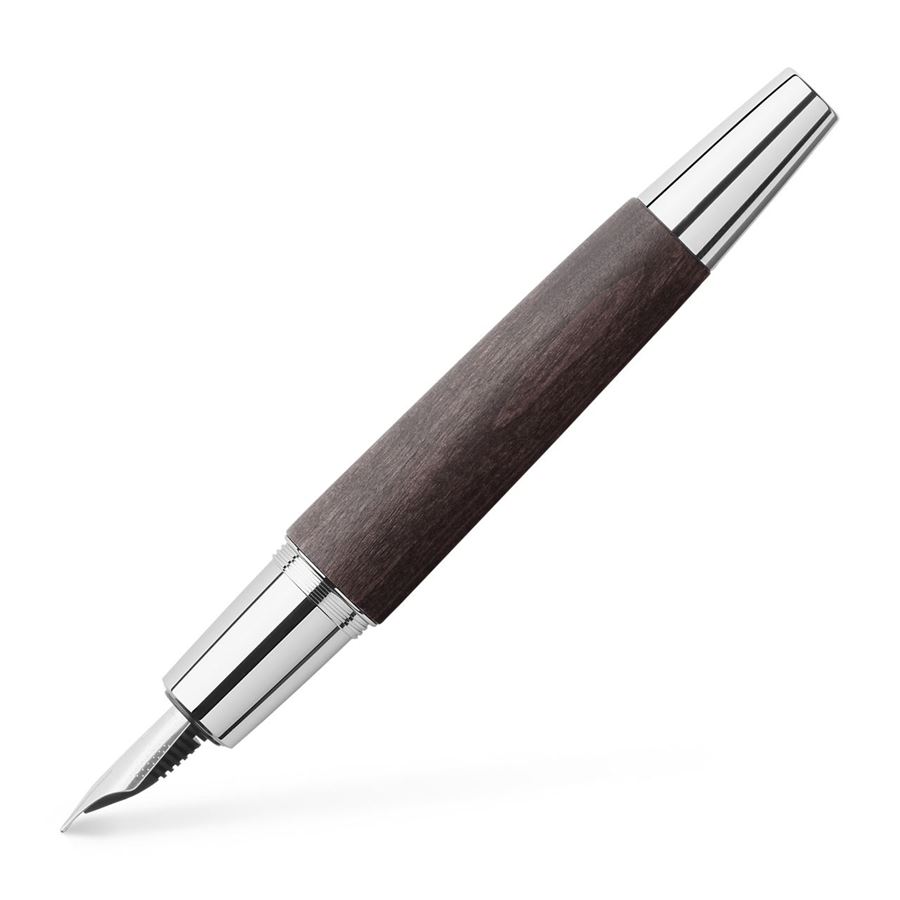 Faber-Castell - Πένα E-motion Chrome μαύρο M