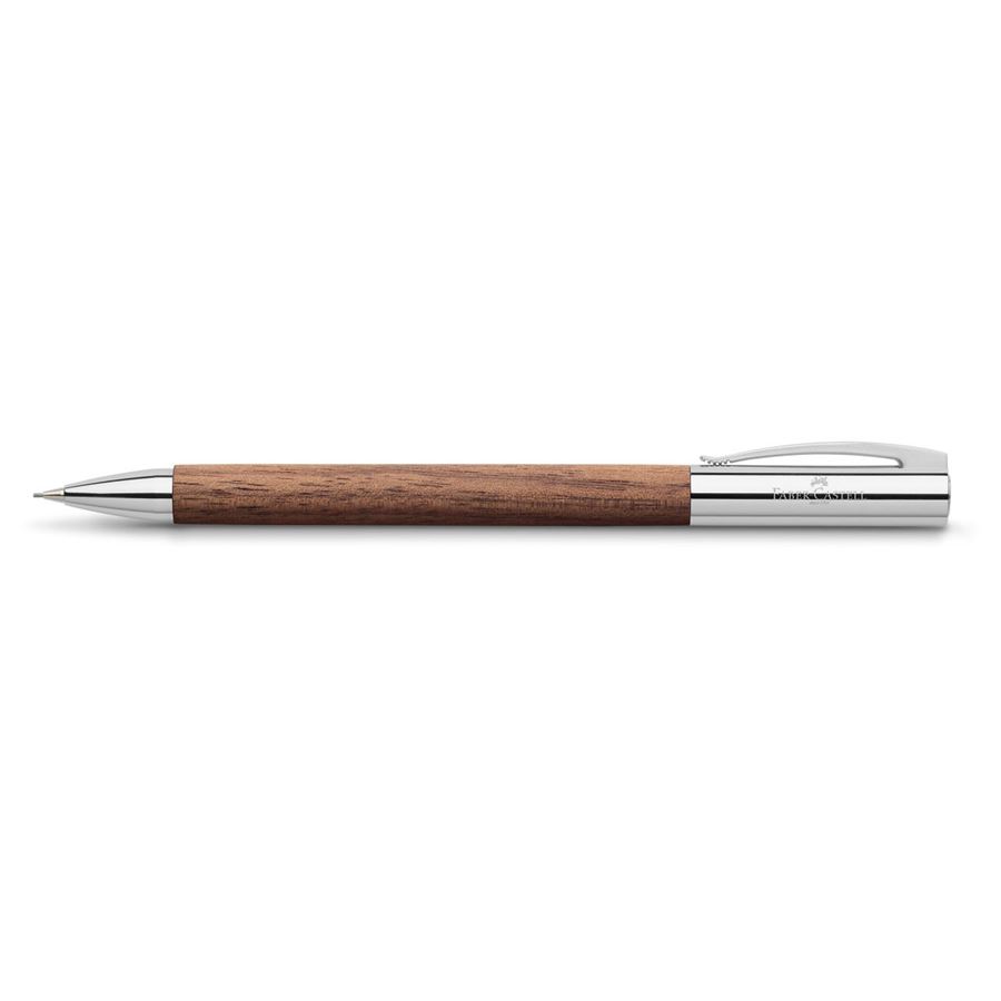 Faber-Castell - Μηχανικό μολύβι Ambition από ξύλο καρυδιάς, 0,7 mm, καφέ