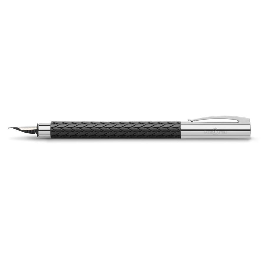 Faber-Castell - Πένα Ambition 3D Leaves, M, μαύρο