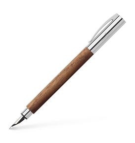 Faber-Castell - Πένα από ξύλο καρυδιάς Ambition, B, καφέ κορμός