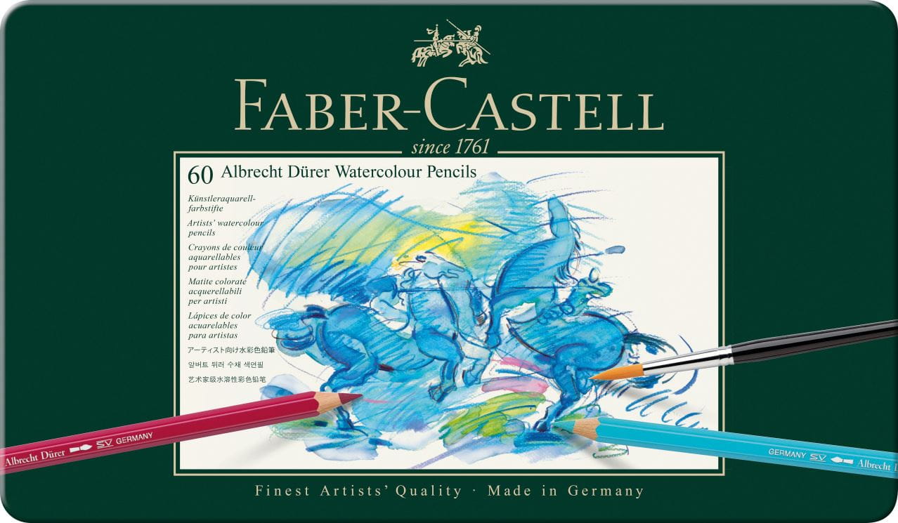 Faber-Castell - Μεταλλική κασετίνα με ξυλομπογιές Polychromos σε 60 χρώματα