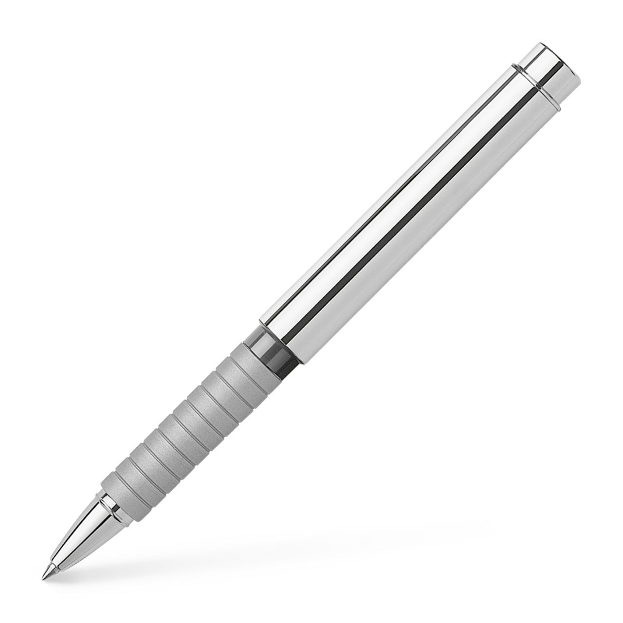 Faber-Castell - Στυλό roller Basic Shiny Chrome ασημί