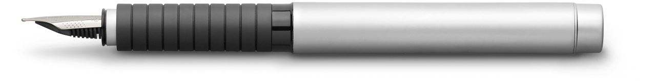 Faber-Castell - Πένα Basic Satin Chrome M ανθρακί