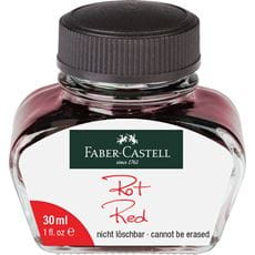 Faber-Castell - Μπουκάλι μελάνης, 30 ml, κόκκινη μελάνη