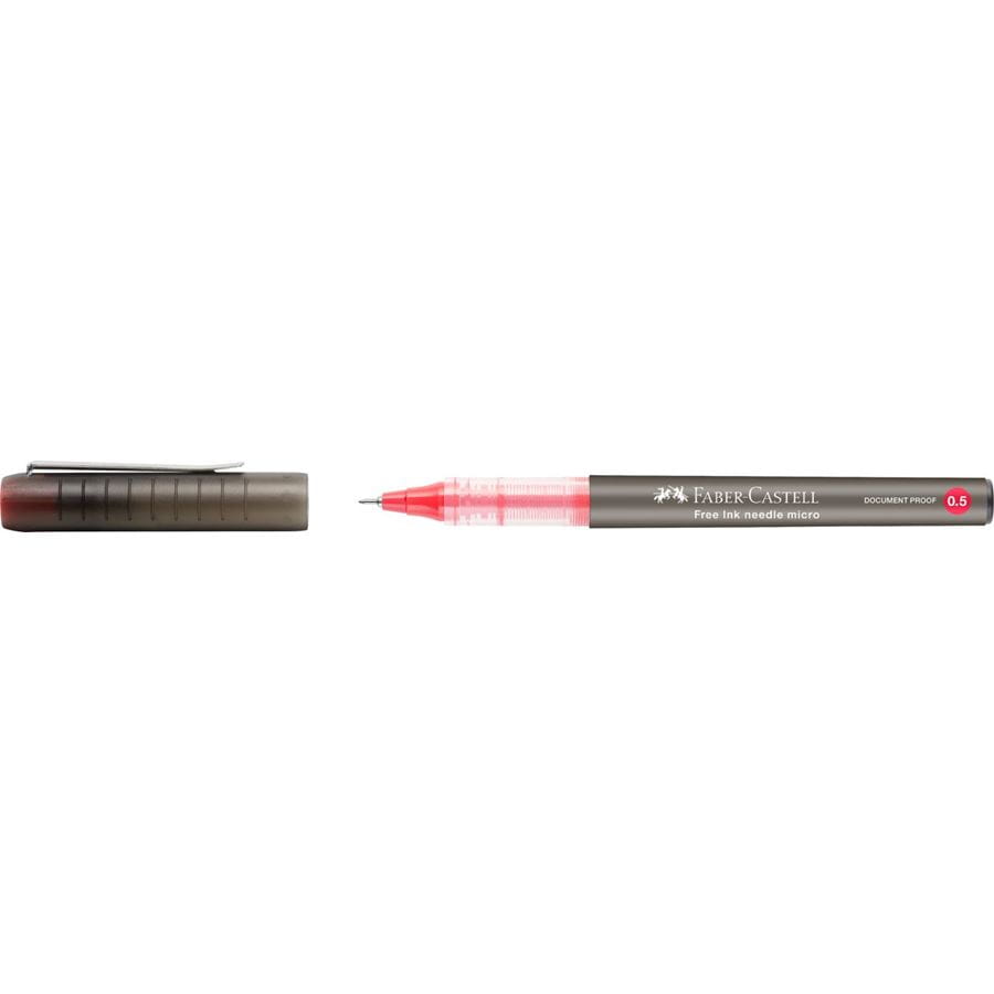 Faber-Castell - Roller Free Ink Needle 0.5 red