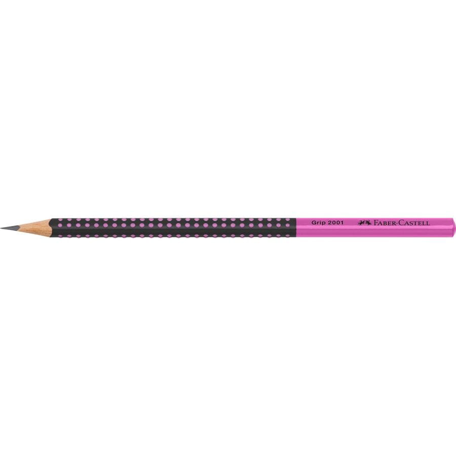 Faber-Castell - Graphite pencil Grip 2001 Two Tone black/pink