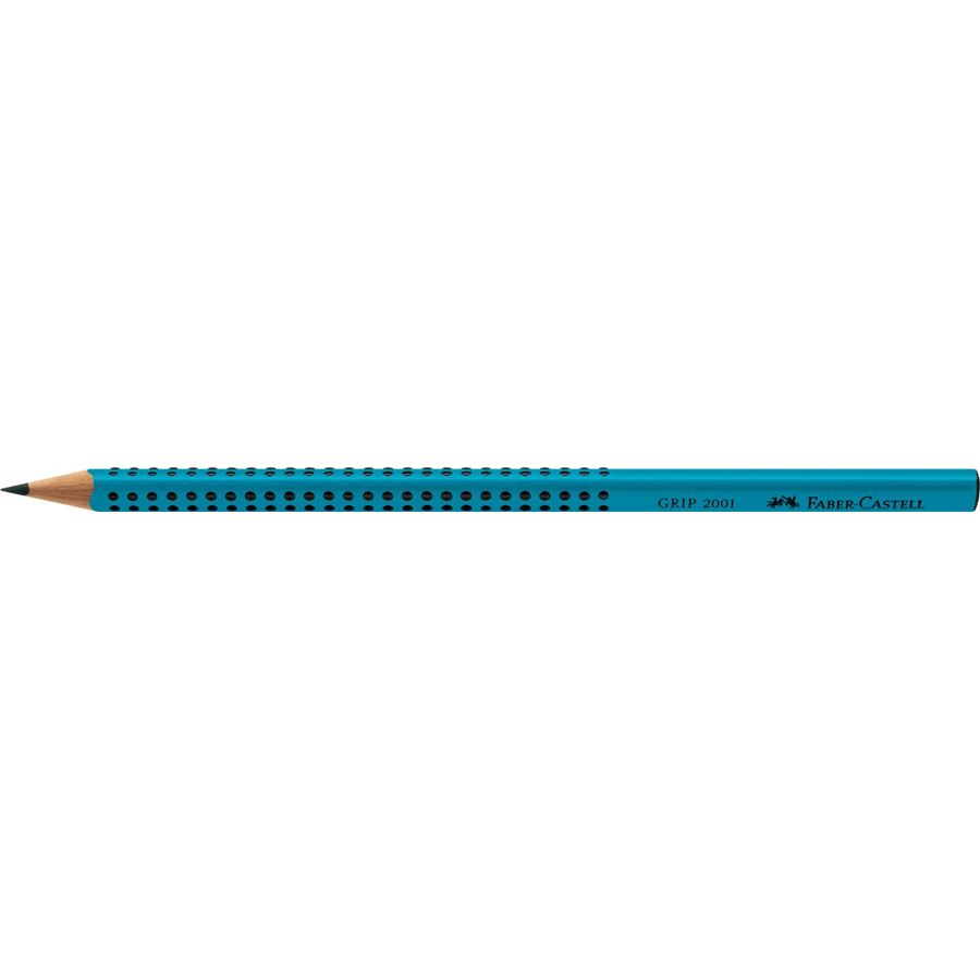 Faber-Castell - Σετ μολυβιών Grip 2001 graphite, B, τουρκουάζ