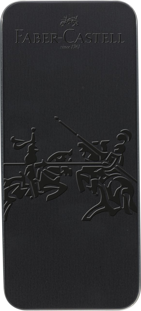 Faber-Castell - Πένα Grip Edition, σετ δώρου, όλο μαύρο, 2 τεμάχια