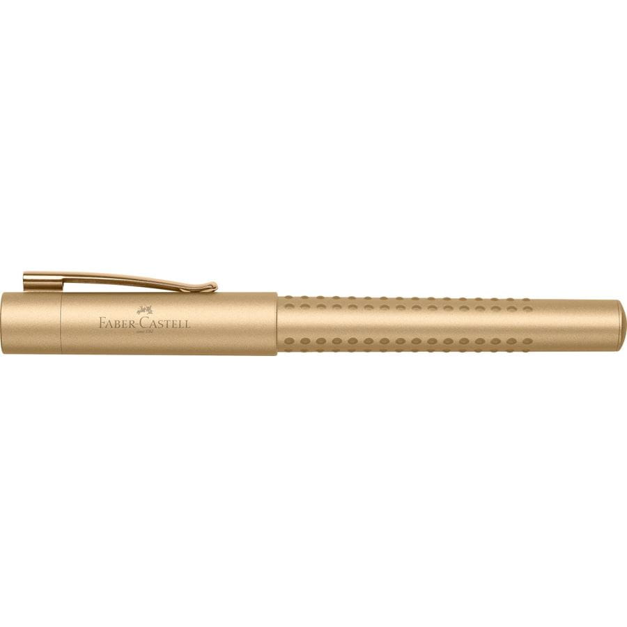 Faber-Castell - Πένα Grip Edition, πλάτος μύτης M, χρυσό