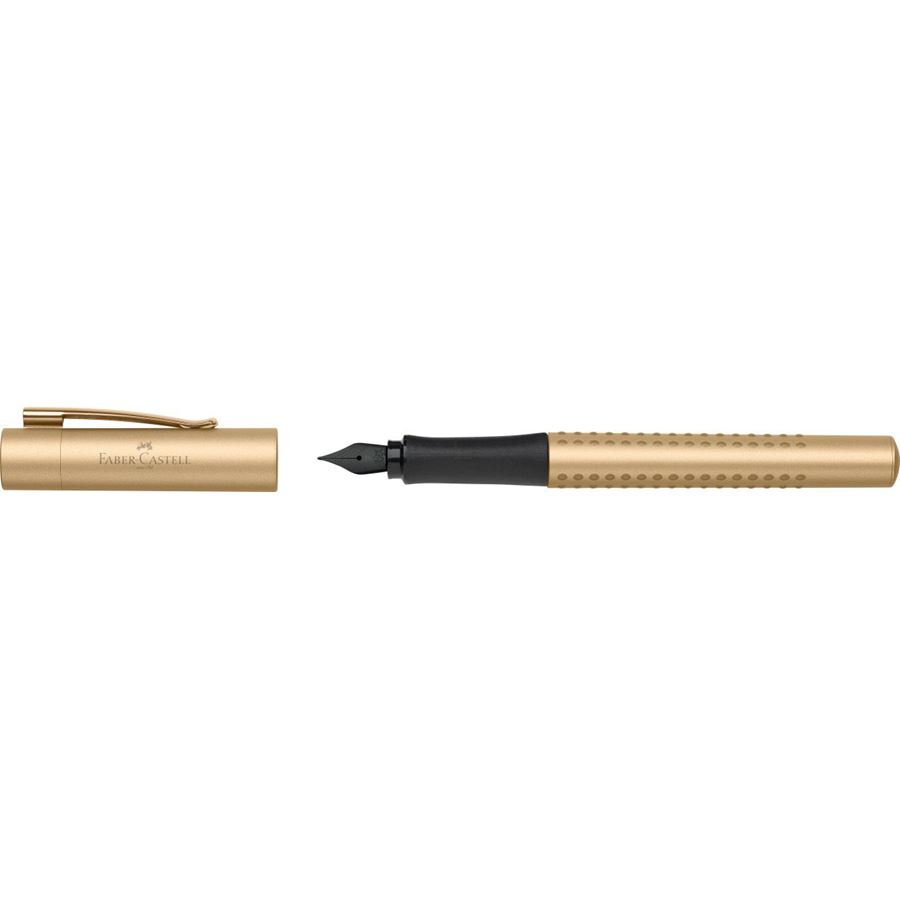 Faber-Castell - Πένα Grip Edition, πλάτος μύτης F, χρυσό