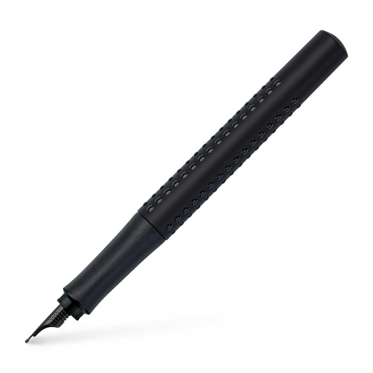 Faber-Castell - Πένα Grip Edition, πλάτος μύτης Β, όλο μαύρο