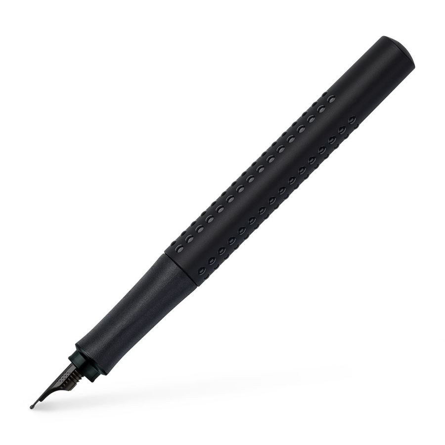 Faber-Castell - Πένα Grip Edition, πλάτος μύτης EF, όλο μαύρο