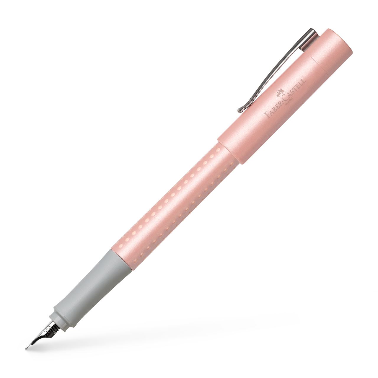 Faber-Castell - Πένα Grip Pearl Edition B ροζ
