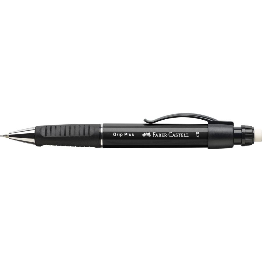 Faber-Castell - Μηχανικό μολύβι Grip Plus 0,7mm, μαύρο
