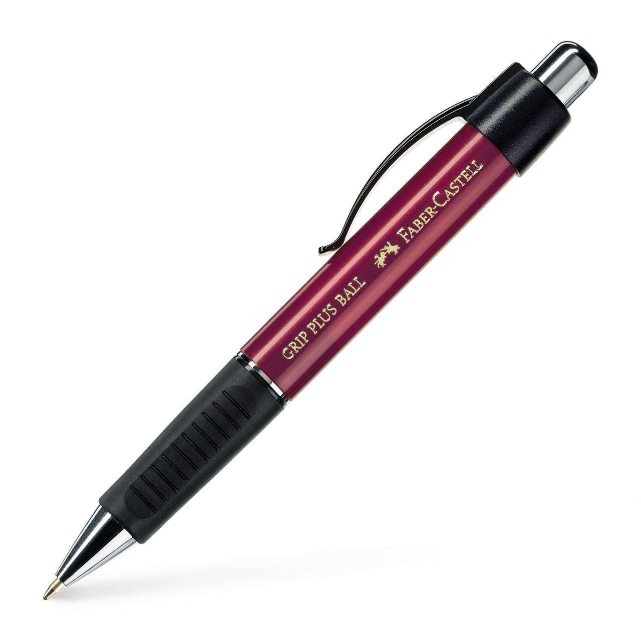 Faber-Castell - Στυλό διαρκείας Grip Plus, κόκκινο