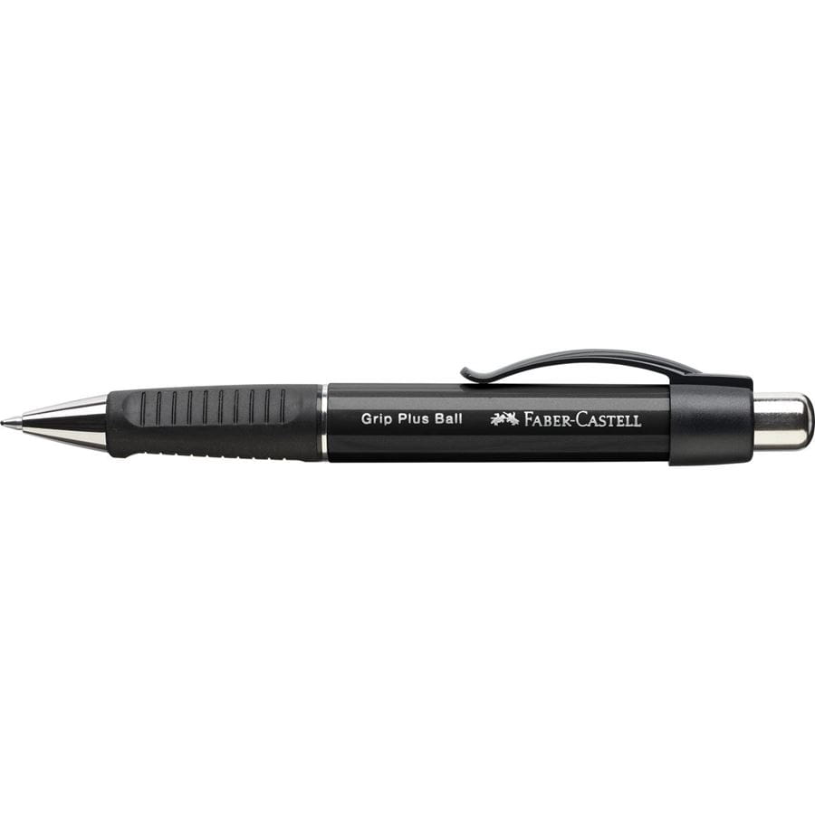 Faber-Castell - Στυλό διαρκείας Grip Plus, μαύρο
