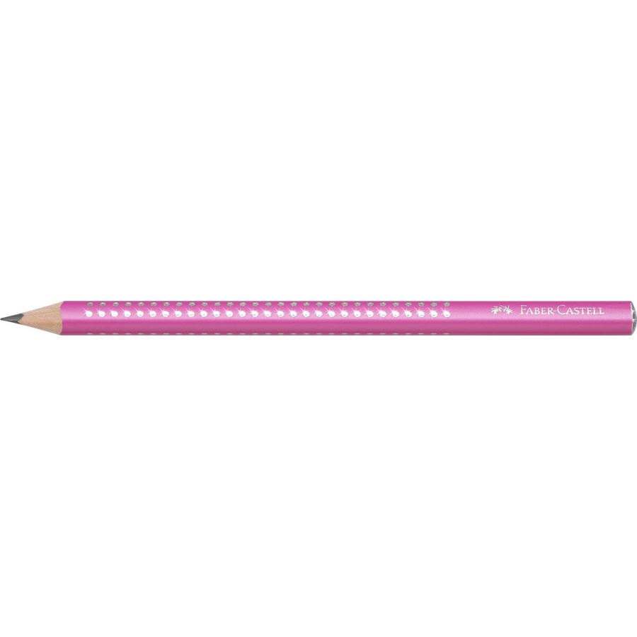 Faber-Castell - Μολύβι μεγάλης διαμέτρου Jumbo Sparkle, ροζ