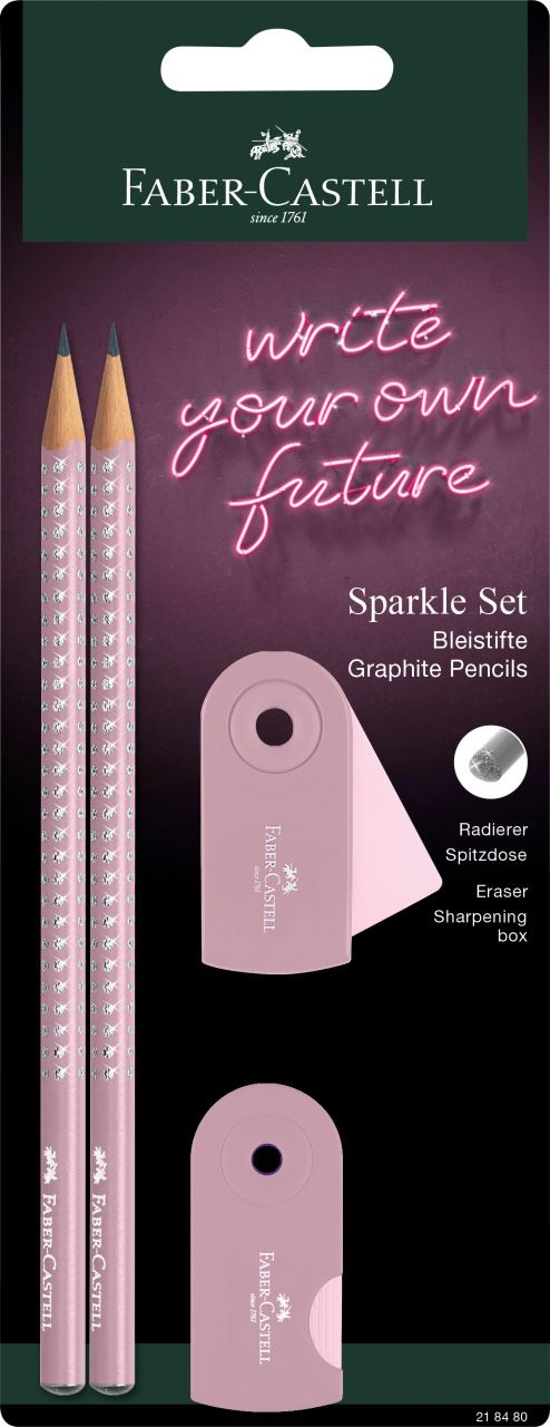 Faber-Castell - Pencil set Sparkle rose shadows BC