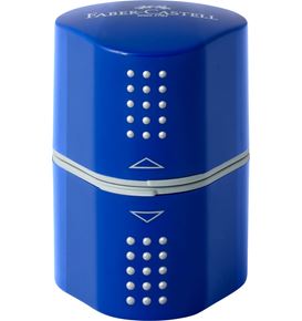 Faber-Castell - Τριπλή ξύστρα Grip φούξια /μπλε