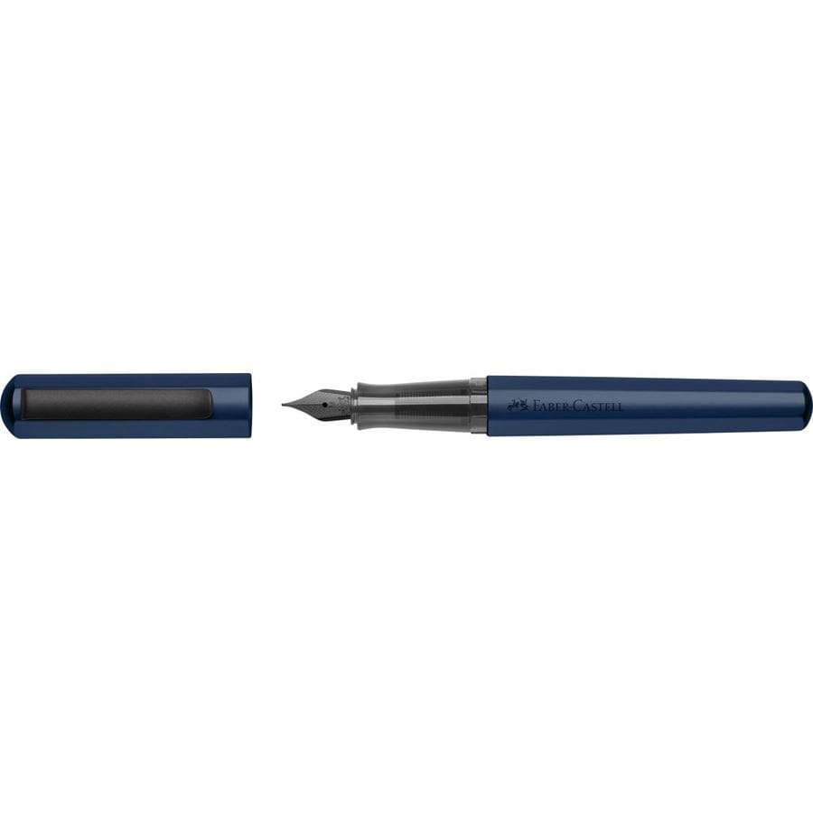 Faber-Castell - Fountain pen Hexo blue medium