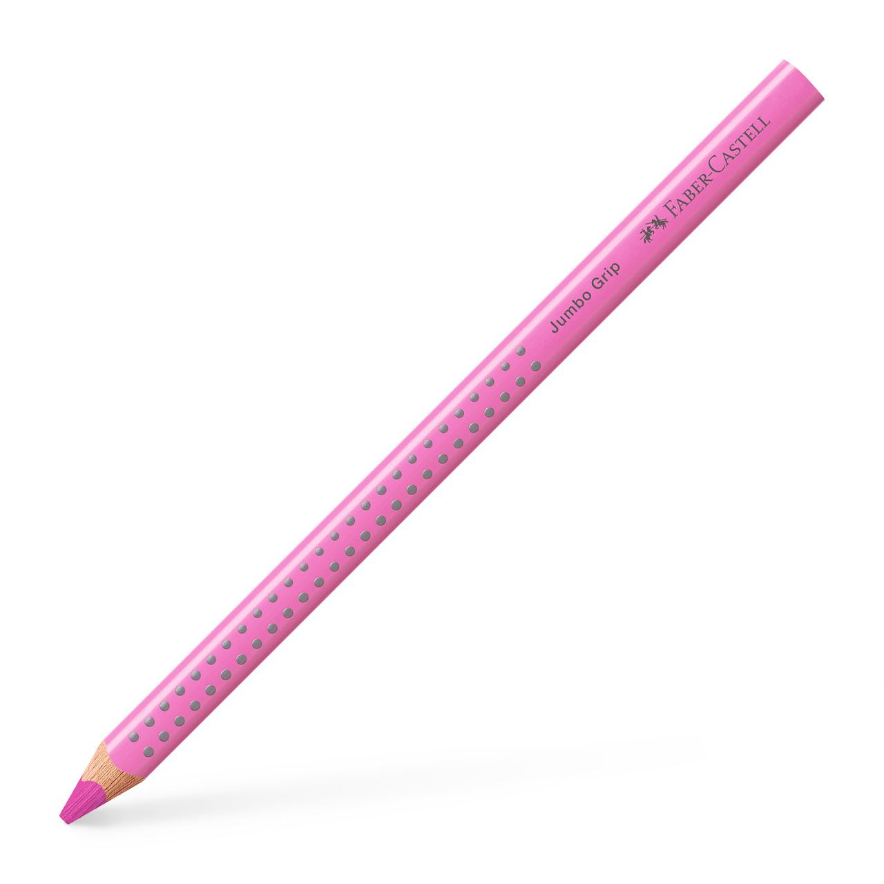 Faber-Castell - Ξυλομπογιά Grip σε jumbo μέγεθος, χρώμα ροζ