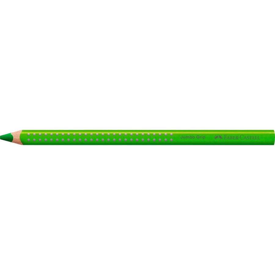 Faber-Castell - Ξυλομπογιά Grip σε jumbo μέγεθος, χρώμα πράσινο λαχανί