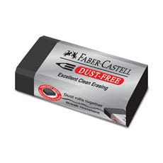 Faber-Castell - Γόμα που δεν αφήνει ψήγματα (Dust Free) μαύρη