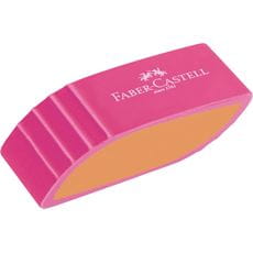 Faber-Castell - Δίχρωμη γόμα, 3 μοντέρνα χρώματα, σετ
