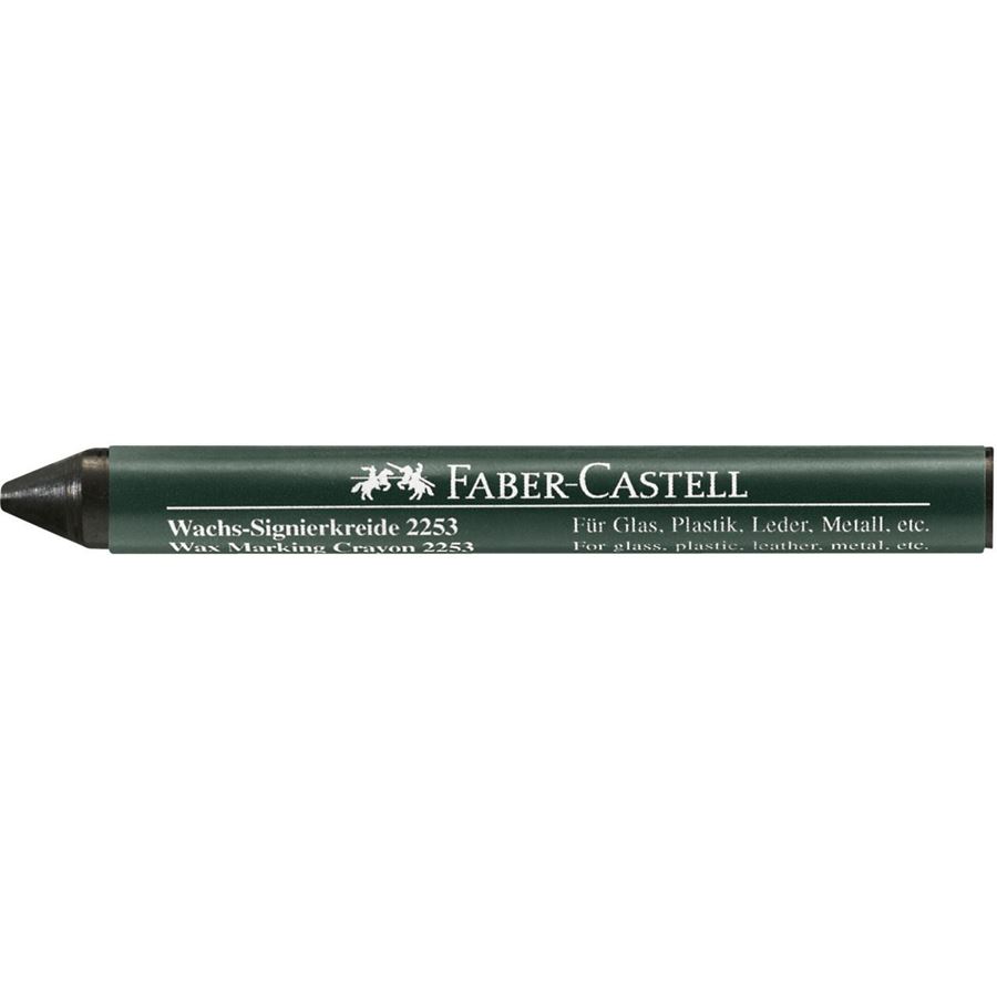 Faber-Castell - Wax marking crayon μαύρο