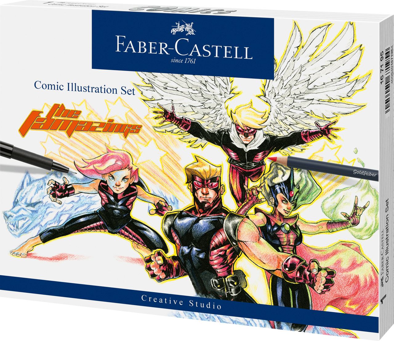 Faber-Castell - Σετ Comic Illustration, 15 τεμάχια