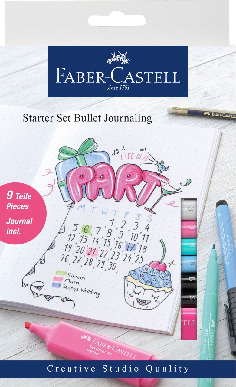 Faber-Castell - Σετ εκμάθησης Bullet Journaling, 9 τεμαχίων
