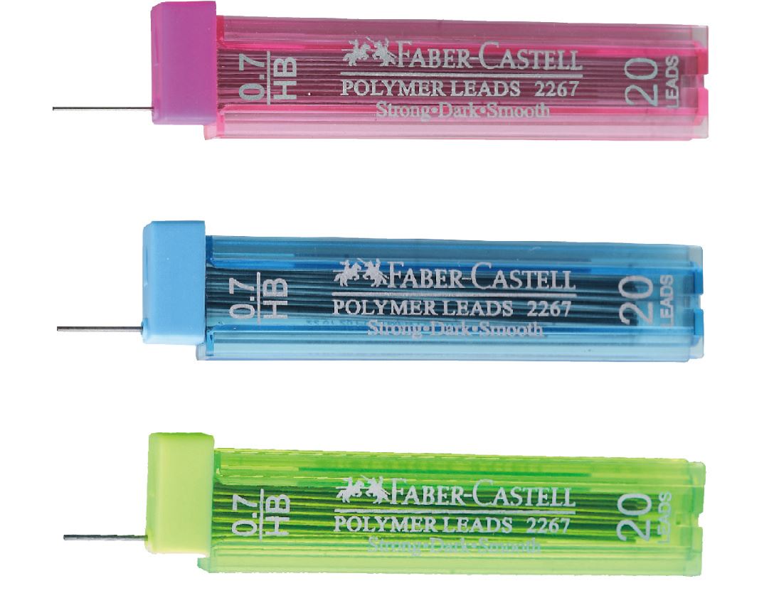 Faber-Castell - Μύτες Polymer 0;7 HB pastel